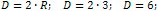 Diameter of the circle is 6 cm