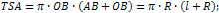 total surface area of a cone formula