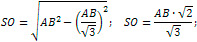 height of a regular triangular pyramid formula