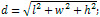 diagonal of a rectangular parallelepiped formula