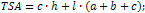 formula for surface area of a triangular prism