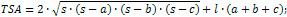 formula for surface area of a triangular prism
