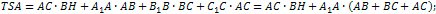 formula for surface area of a triangular prism