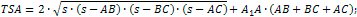 formula for surface area of a triangular prism