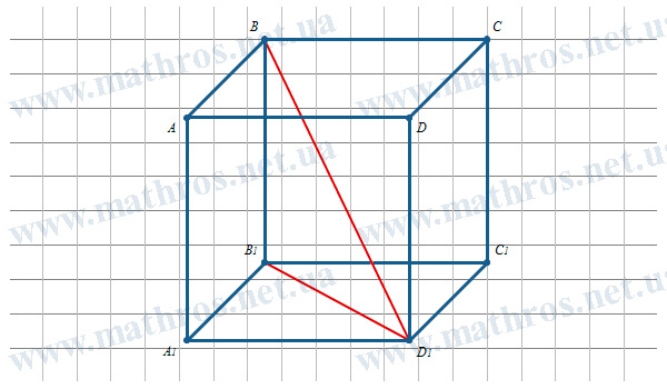 face diagonal and body diagonal of a cube