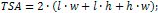surface area of parallelepiped formula