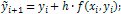modified euler's-cauchy method formula