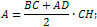 area of a trapezoid formula