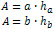 area of parallelogram formulas