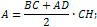 area of a trapezoid formula