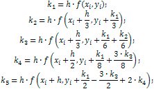 runge-kutta-merson method