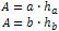 area of parallelogram formulas