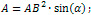 formula for area of a rhombus