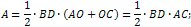 how to find the area of a rhombus with diagonals