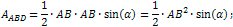 formula for area of a triangles