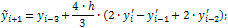 Milne’s method prediction formula