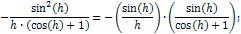 Derivative of cosine proof