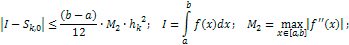 Romberg's method error analysis
