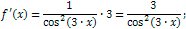 Derivative of tangent examples