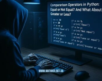 операторы сравнения в python