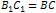 B1C1 = BC