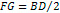 FG = BD / 2