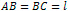 AB=BC=l