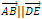 AB||DE