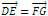 DE=FG