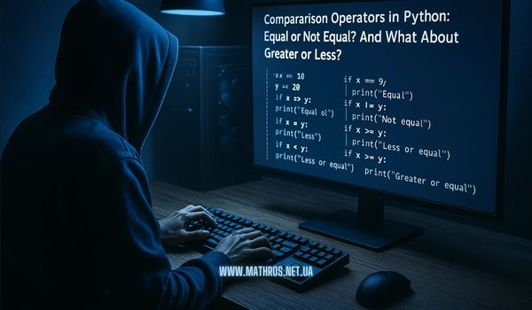 оператори порівняння в python
